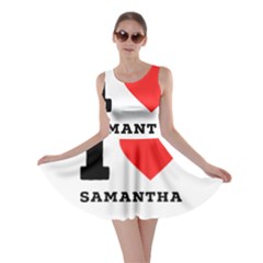 I Love Samantha Skater Dress by ilovewhateva