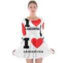 I love samantha Long Sleeve Skater Dress View1