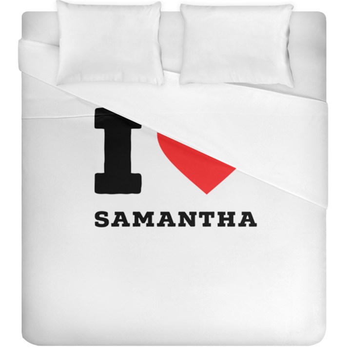 I love samantha Duvet Cover (King Size)