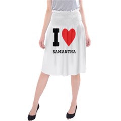 I Love Samantha Midi Beach Skirt by ilovewhateva