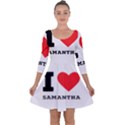 I love samantha Quarter Sleeve Skater Dress View1