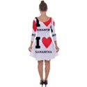 I love samantha Quarter Sleeve Skater Dress View2