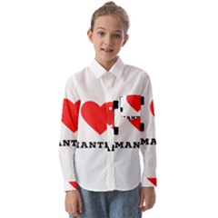 I Love Samantha Kids  Long Sleeve Shirt by ilovewhateva