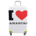 I love samantha Luggage Cover (Medium) View1