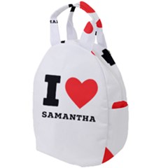 I Love Samantha Travel Backpacks by ilovewhateva