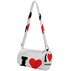 I Love Samantha Mini Cylinder Bag by ilovewhateva