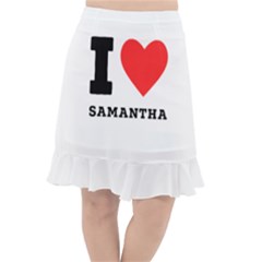 I Love Samantha Fishtail Chiffon Skirt