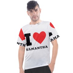 I Love Samantha Men s Sport Top by ilovewhateva