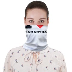 I Love Samantha Face Covering Bandana (adult) by ilovewhateva