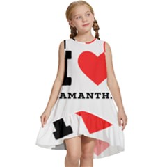 I Love Samantha Kids  Frill Swing Dress by ilovewhateva