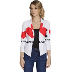 I Love Samantha Women s Casual 3/4 Sleeve Spring Jacket by ilovewhateva