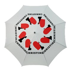 I Love Christine Golf Umbrellas by ilovewhateva