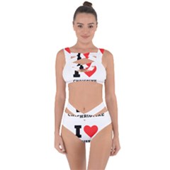 I Love Christine Bandaged Up Bikini Set  by ilovewhateva