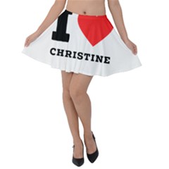 I Love Christine Velvet Skater Skirt by ilovewhateva