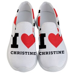 I Love Christine Men s Lightweight Slip Ons by ilovewhateva