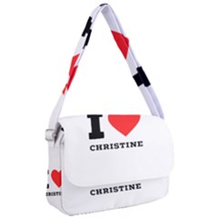 I Love Christine Courier Bag by ilovewhateva