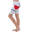 I love christine Kids  Lightweight Velour Cropped Yoga Leggings View2