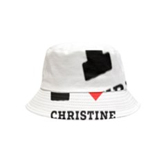 I Love Christine Bucket Hat (kids) by ilovewhateva