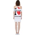 I love christine Shoulder Frill Bodycon Summer Dress View4