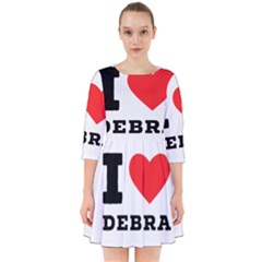 I Love Debra Smock Dress by ilovewhateva