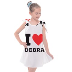 I Love Debra Kids  Tie Up Tunic Dress by ilovewhateva