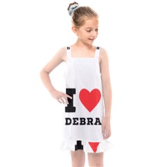 I Love Debra Kids  Overall Dress by ilovewhateva