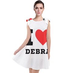 I Love Debra Tie Up Tunic Dress by ilovewhateva