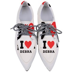 I Love Debra Pointed Oxford Shoes by ilovewhateva