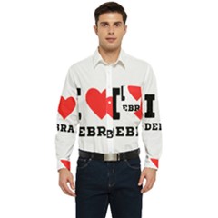 I Love Debra Men s Long Sleeve Pocket Shirt  by ilovewhateva