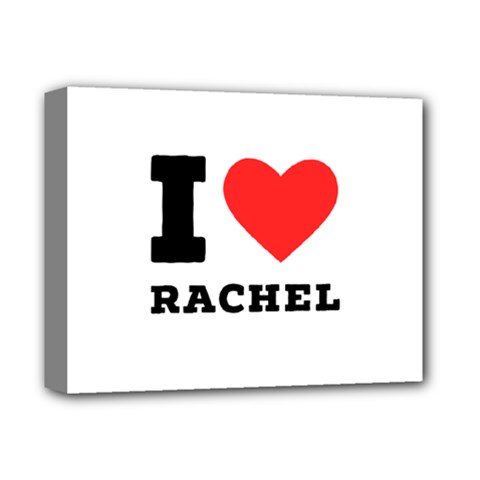 I Love Rachel Deluxe Canvas 14  X 11  (stretched) by ilovewhateva