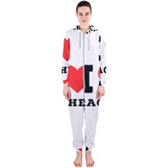 I Love Rachel Hooded Jumpsuit (ladies) by ilovewhateva