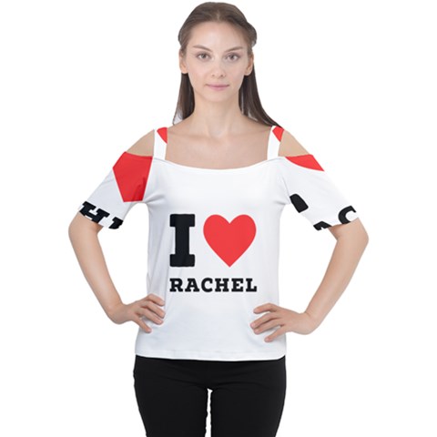 I Love Rachel Cutout Shoulder Tee by ilovewhateva