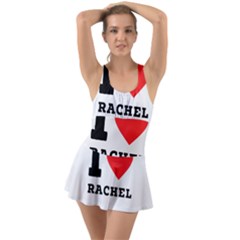 I Love Rachel Ruffle Top Dress Swimsuit by ilovewhateva