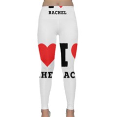 I Love Rachel Lightweight Velour Classic Yoga Leggings by ilovewhateva