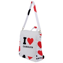 I Love Carolyn Crossbody Backpack by ilovewhateva