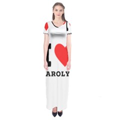 I Love Carolyn Short Sleeve Maxi Dress by ilovewhateva