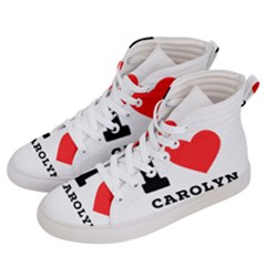 I Love Carolyn Men s Hi-top Skate Sneakers by ilovewhateva