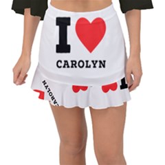 I Love Carolyn Fishtail Mini Chiffon Skirt by ilovewhateva