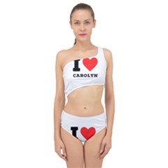 I Love Carolyn Spliced Up Two Piece Swimsuit by ilovewhateva