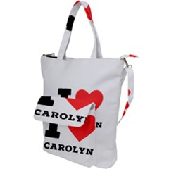 I Love Carolyn Shoulder Tote Bag by ilovewhateva