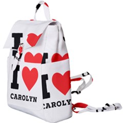 I Love Carolyn Buckle Everyday Backpack by ilovewhateva