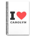 I love carolyn 5.5  x 8.5  Notebook View3