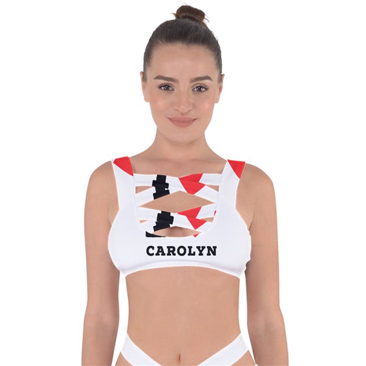 I love carolyn Bandaged Up Bikini Top