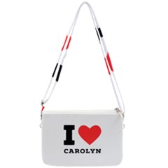 I Love Carolyn Double Gusset Crossbody Bag by ilovewhateva