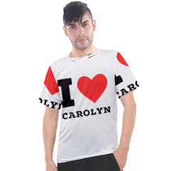 I Love Carolyn Men s Sport Top by ilovewhateva