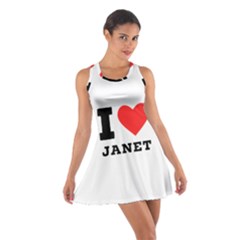 I Love Janet Cotton Racerback Dress by ilovewhateva