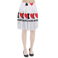 I Love Janet Pleated Skirt by ilovewhateva