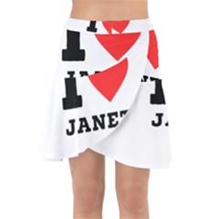 I Love Janet Wrap Front Skirt by ilovewhateva