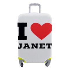 I Love Janet Luggage Cover (small) by ilovewhateva