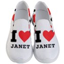 I love janet Men s Lightweight Slip Ons View1